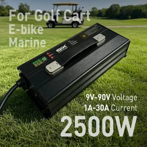 9 90V 1 30A Adjustable Battery Charger 12v 24v 36v 48v 60v 72v 96v 30a AC to DC Li Ion Lifepo4 Lead Acid Li ion Battery Charger