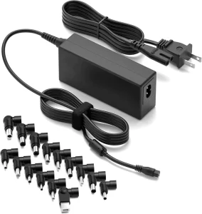 90W 19V 4.74A Adjustable Universal Power Supply with 20 Tips Compatible with 5.5*2.5mm Laptop Charger