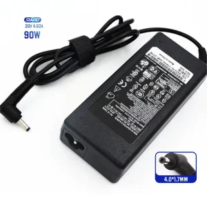 90W Laptop Charger Inspiron Latitude Vostro Notebook Series 19.5V 4.62A Plug in AC Adapter OTP OVP OCP Protection DC Port