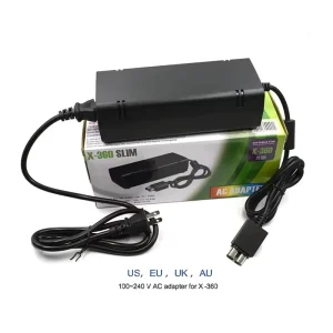 96W Universal AC Adapter Power Supply for Slim Game Console, Plug-in Game Charger Replacement