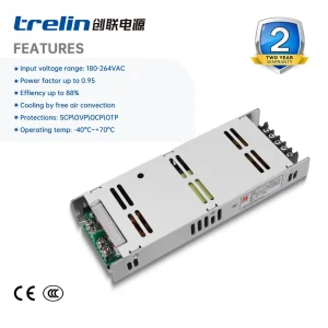 A-300FAQE 300W 3.8V 4.2V 4.5V 4.6V 5V Low Voltage Output Power Supply Narrow Range 220V Input For LED Video Wall Display CE