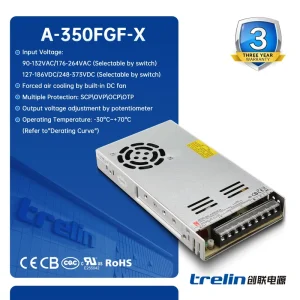 A-350FGF 350W Industrial Control PSU 12V-48V Power Source for Aging Equipment and Electronic Instruments CE CB UL RoHS
