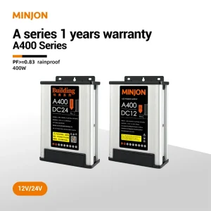 A400 Economic Led Power Supply Outdoor Rainproof Constant Voltage 24V Single Industry for Led Lighting Module CE