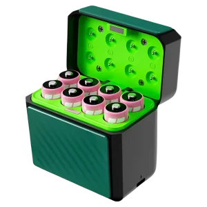 AA AAA Lithium Li-ion Battery Charger Integrated LCD Display Charging Stand Rechargeable Battery 2200mAh Low Self Discharge 1800