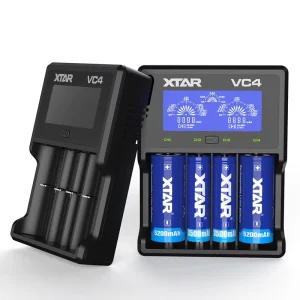 AAAA/AAA/AA/A Battery Charger XTAR VC4 Intelligent Li-ion Battery Charger