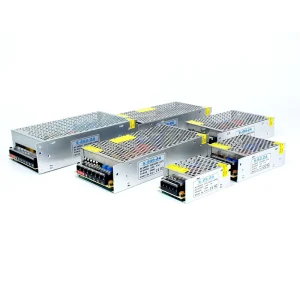 AC 110V-220V to DC 24V 5A Single High Power 120W-250W 86% Efficiency Indoor LED Switching Power Supply