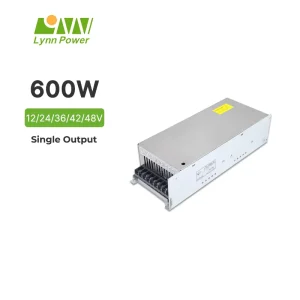 AC DC 230V Input 15W 600W 50A 83% Efficiency 50 60Hz Industrial Single Output Switching Power Supply Model TL 600S 12V