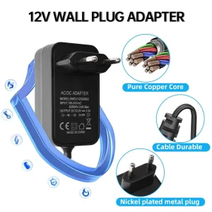 AC DC Adapter 12V Power Adaptor 5V 6V 9V 12V 15V 18V 24V 0.5A 1A 1.5A 2A 2.5A 3A Switching Power Adapter 12V 2A