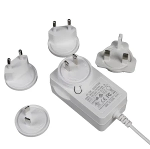AC DC Adapter White 12V 2A 2.5A 3A 3.5A 4A 5A Changeable Plug Power Supply for US EU AUS UK Market
