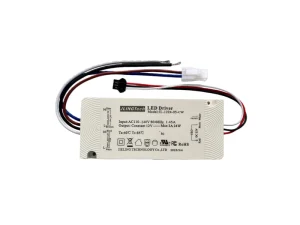 AC-DC LED Power Supply for LED Mirror Lighting DC24V 24W Switching Type FCC Approved Waterproof IP54 Plastic Case LED Driver