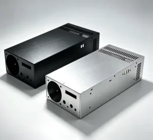 AC DC Switching Power Supply Enclosure Aluminum Alloy Sheet Metal Chassis for Industrial Applications