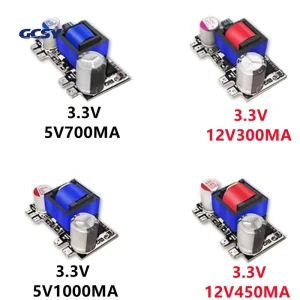 AC DC Switching Power Supply Module Dual Output 5V 1000MA 12V 450MA Step Down Transformer Power Supply Module
