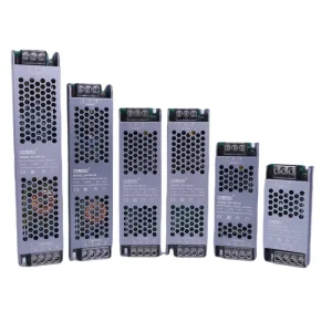 AC DC12V/24V 5A-20A Single Output Aluminum Case Ultra Thin Lighting Transformer 60W-400W LED Driver Indoor Lighting