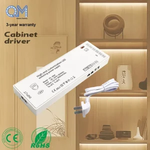 AC to 12V 24V LED Driver 36W 60W 100W 150W Dual Output Switching Power Supply for Furniture Cabinet Wardrobe Closet Lights