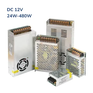 AC to DC LED Driver 24W 36W 60W 120W 180W 240W 360W 480W 10A 220V High Efficiency Switching Power Supply 12V