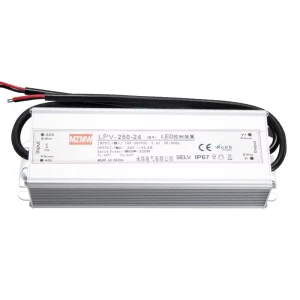 AC to DC Switching Power Supply IP67 Waterproof 24V 10.4A 250W LED Strip Driver Transformer