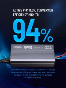 ADP450 450W 24V 19A Smart DC Bench Power Supply Active PFC Adapter XT60 Output RC Lipo Battery Charger for FPV Drone