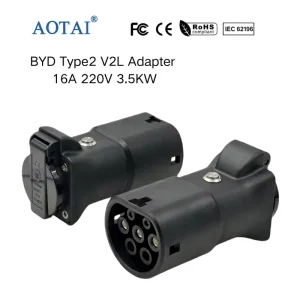 AOTAI Type 2 V2L Adapter BYD 3.5KW 16A 230V New Plug & Dummy Socket Vehicle to Load Adapter