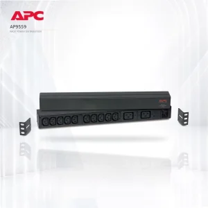 AP9559 Rack PDU Basic 1U 16A 208&230V (10)C13 & (2)C19 Three Phase Power Distribution Unit