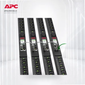 APDU9959EU3 Rack Power Distribution Unit 9000 Switched ZeroU 16A 230V (21) C13 & (3) C19 IEC309 Cord PDU Vertical