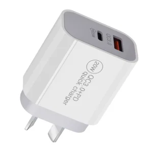 AU Plug 20W USB-C PD Charger Adapter with QC3.0