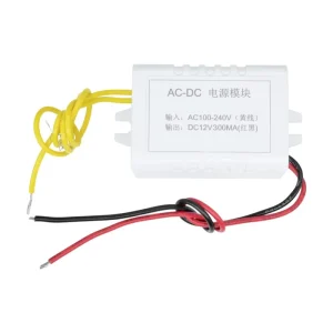 Ac 110-220V to Dc 12V 300mA Ac-dc Transformer Power Supply Module Step-down Converter with White Shell Development Board