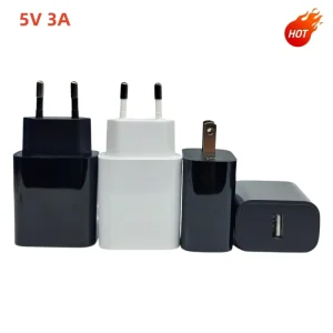 Adapter 5V 3A Electronic Mobile Phone Accessories Charger 5G Smartphone USB Wall Plug