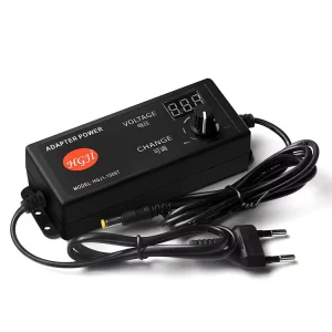 Adjustable Power Adapter 3-36V 1.7A 60W Power Adapter AC100V-240V to DC3V-36V 1.7A Adapter Adjust 6V 10V 20V 30V 36V with 23 Plugs