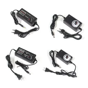 Adjustable Power Supply Adapter 3V 5V 6V 9V 12V 18V 24V 1A 2A 5A Power Adapter Universal 220V to 12V Adapter Adjustable Charger