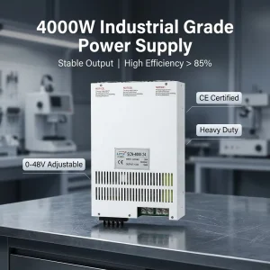 Adjustable Switching Power Supply SCN 4000 24 4000W 24V 166.6A 0 24V Variable SMPS for Telecom Electroplating