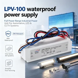 Alimentatore LED Impermeabile IP67 LPV 100 24 100W 24V 8.5A SMPS Switching Power Supply for Landscape Lighting