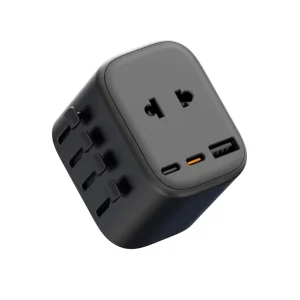 All in One 45W Type C Fast Charge Universal International Plug Travel Adapter World Travel Charger Global US Socket