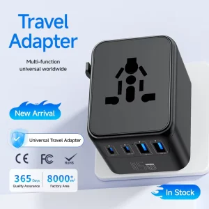 All-in-One International Travel Adapter with GaN Fast Charging