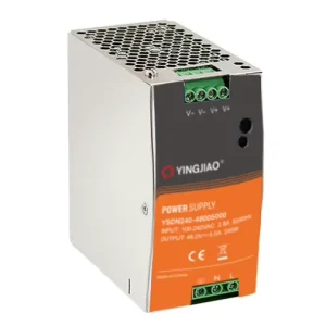 Aluminium Din Rail Mount Power Supply 24V DC 20A Industrial Power Supply Factory