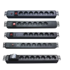 Aluminium PDU 1U 19″ C13 C19 Universal 6/8/10/20 Way Power Distribution Unit Server Rack Cabinet Mount