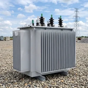 Aluminum 100KVA Three Phase Oil Immersed Power Transformer with ONAN Cooling 10KV Input 380V Output