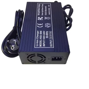 Anderson Output Connector 54.6v 10a Li Ion Battery Fast Charger for 13S 48V Electric Bike Bicycle US Standard Socket
