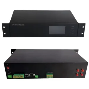 Anti Electromagnetic Interference Fiber Optic Linear Heat Detector 4 Channel 10km Real Time Temperature Monitoring Host