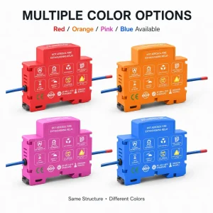 Automatic Aerosol Fire Extinguishing Device 10-40g CE Certification DIN Rail Type Custom UV Logo