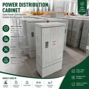 Automatic Power Factor Panel HV MV 400A 500A Power Distribution Cabinet