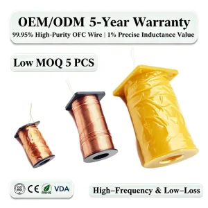 Automotive EV Charging Air Core Inductor Coil High Frequency Magnetic Winding for Electric Vehicle Power Module Smart Mobility