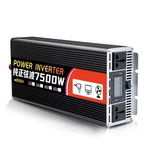Automotive Pure Sine Wave 6000W Inverter 12V/24V to 220V/48V/60V with High/Low Voltage and Overload Protection