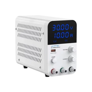 BENCH DC ADJUSTABLE POWER SUPPLY, DC POWER SOURCE, 30V 10A, REPAIR, LAB, DESIGN, SCHOOL, ELECTROPLATE, CHARGE, GPS3010D