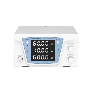 BENCH DC ADJUSTABLE POWER SUPPLY, DC POWER SOURCE, 60V 10A, LAB, REPAIR, ELECTRONICS DESIGN, ELECTROPLATE, KPS6010D