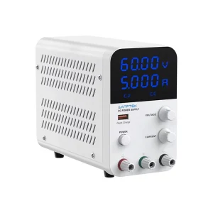 BENCH DC ADJUSTABLE POWER SUPPLY DC POWER SOURCE 60V 5A REPAIR LAB DESIGN SCHOOL ELECTROPLATE CHARGING GPS605D