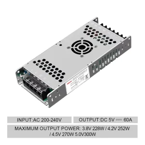 BINAZK 60A 300W Reliable Switching Mode Power Supply for LED Display Panel Indoor Video Screen Integrated Circuit