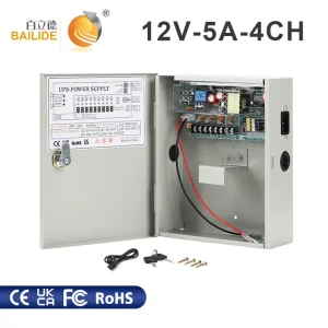 BLD-12V-5A-60W 4CH Multi-Output Centralized Power Supply Industrial Use Sockets Uninterrupted Backup Switching Power