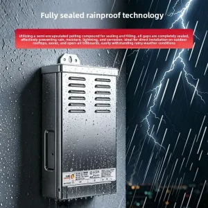 Bailide 24V400W Rainproof Switching Power Supply Outdoor Waterproof Voltage stabilized Power Supply 12V Power Supply