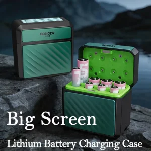 Batteries Charger For 1.2V 1.5V AA & AAA Rechargeable Lithium Li ion Batteries Ni MH Battery 8 slots Charger