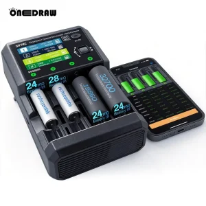 Battery Charger for 1000-10000mAh LiPo LiFe NiMH NiCd Cylindrical Batteries
